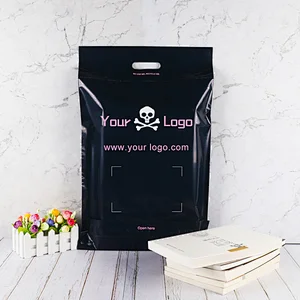 custom printed poly mailers courier envelope mail packaging shipping bag with handle