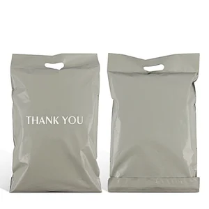 custom printing poly mailer envelope courier shipping bags with handle for clothing