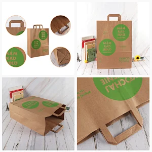 cheap paper bags bolsas brown kraft paper shopping bag recyclable paper  bag