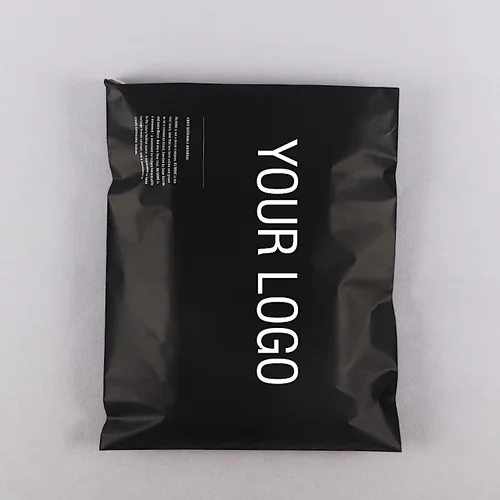 guangzhou supplier wholesale promotional black mailers envelope courier magazine packaging bags for post shipping