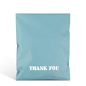 guangzhou manufacturer made bule matt poly mailers envelopes postal mail plastic packaging bags for clothing