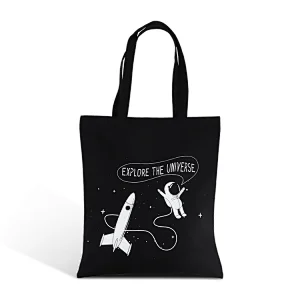 custom printed design logo pattern recycled black fabric organic canvas cotton tote bag for shopping