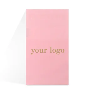 custom printed eco friendly  small size pink rose gold poly mailer envelope plastic packaging for gift