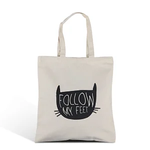 wholesale high quality eco white canvas cotton fabric tote shopping bags with customized logo