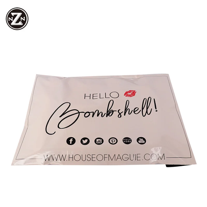 wholesale waterproof custom hdpe poly mailers envelope  plastic packaging bags for clothing