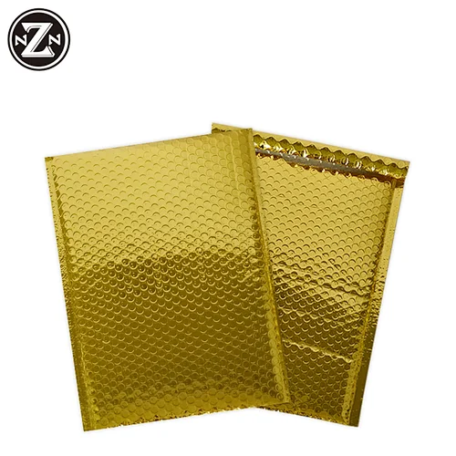 wholesale gold metallic bubble padded custom envelope for delivery packaging