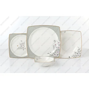 bone porcelain dinner set 8185 for 6/8/12 persons