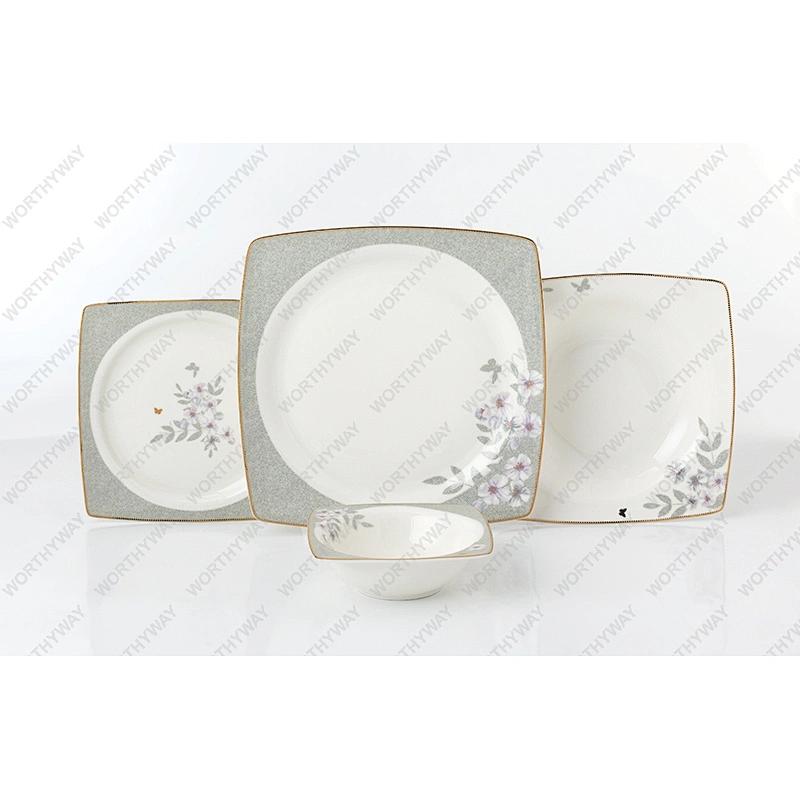 bone porcelain dinner set 8185 for 6/8/12 persons