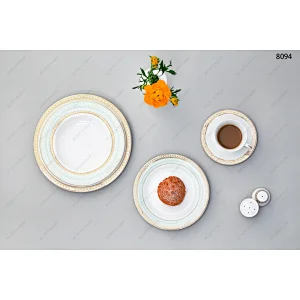 62pcs gold dinner set 8094-1G
