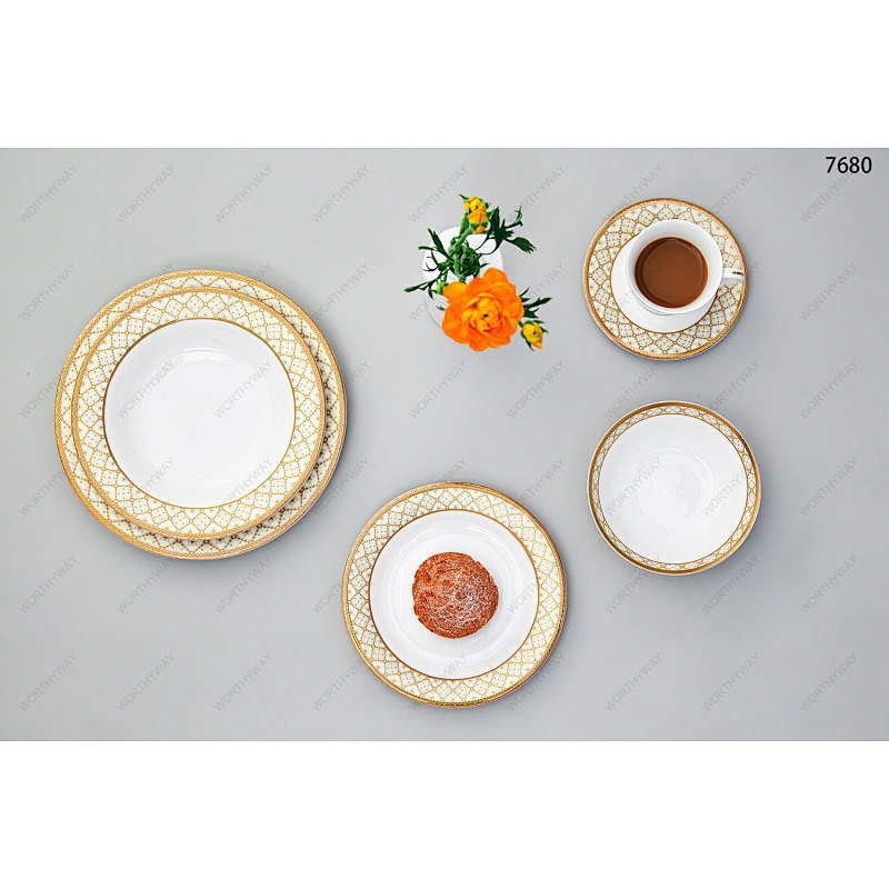 bone porcelain dinner set 7680or 6/8/12 persons