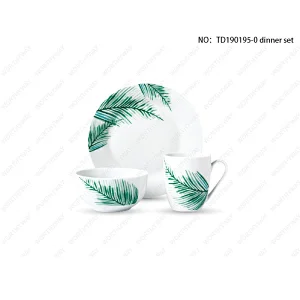 Fine porcelain tea set for 4/6 persons-TD190195-0