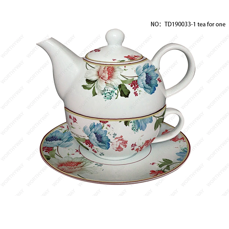 Fine porcelain tea for one-TD190033-1