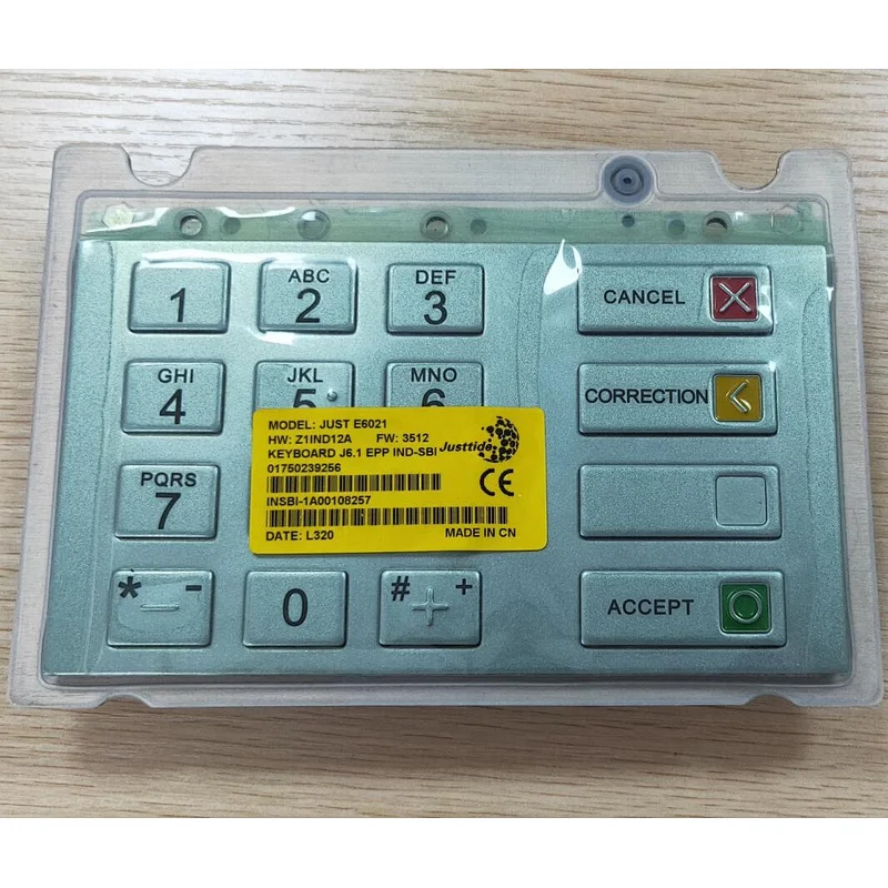 Wincor Nixdorf ATM machine parts 1750239256 Wincor Keyboard J6.1 EPP IND-SBI 01750239256
