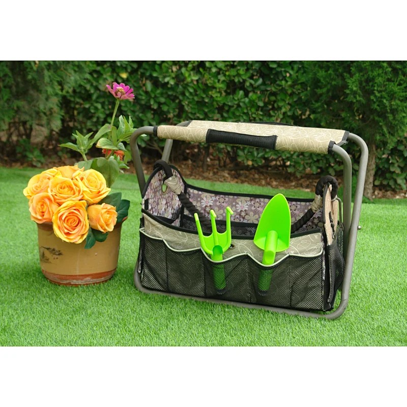 Garden Seat With Bag with tool bags
