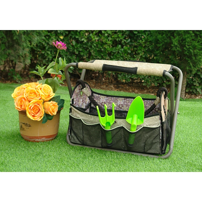Garden Seat With Bag with tool bags