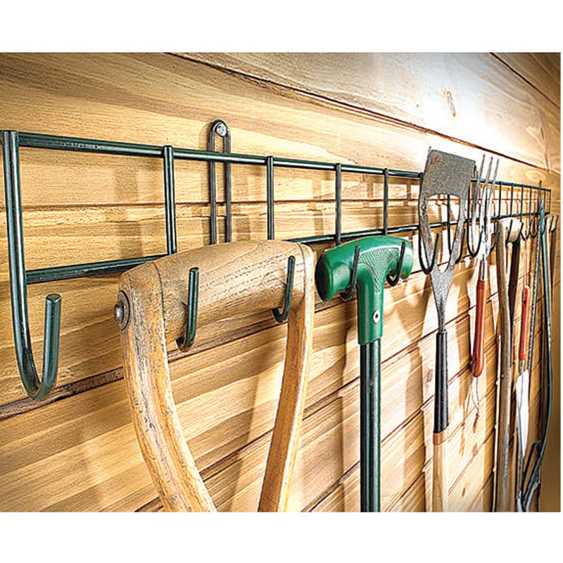Long handle tool rack
