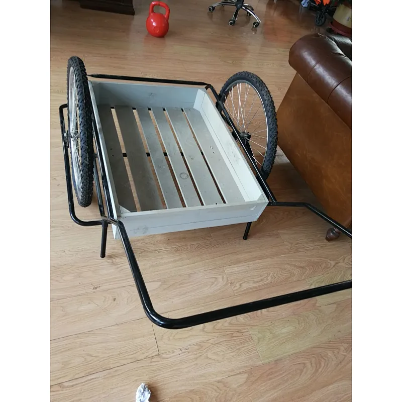 Trailer with Wooden tray