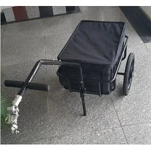 Bike trailer with cover