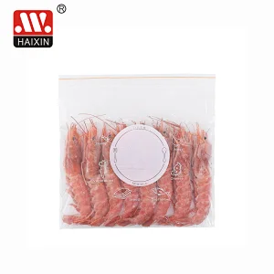 Double Sealing Strips PE Food Sealed Transparent Fresh-Keep Bag