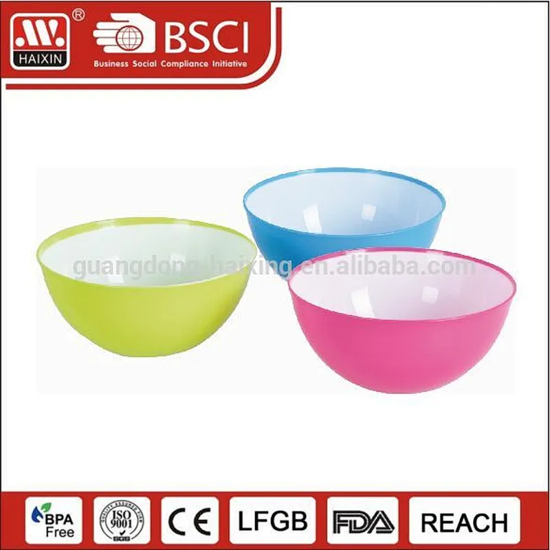 salad bow 0.58L  plastic salad bowl kitchen bowl food  bowl  fruit bowl round