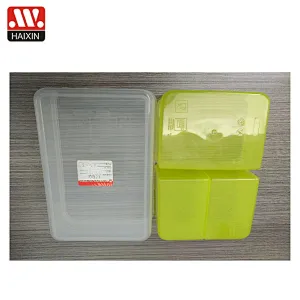 1.1L rectangle snaplock airtight food container with movable dividers