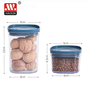 Kitchen Vacuum Food Grade Storage Canisters with Lids
