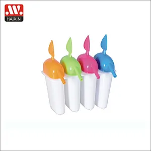 4 pcs and 6pcs  ice-lolly pepper pop plastic stick molds maker;
