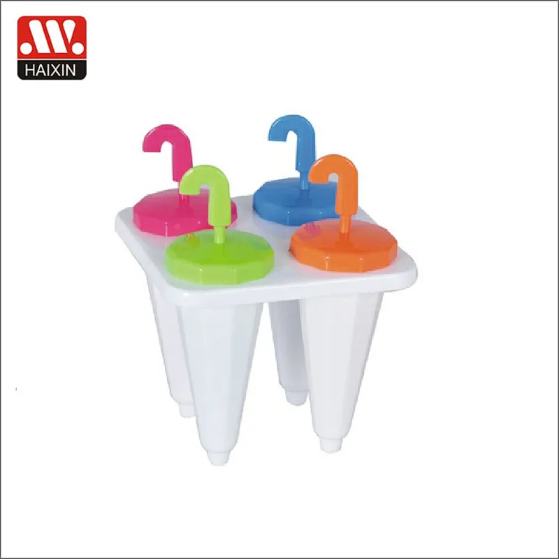 4 pcs and 6pcs  ice-lolly pepper pop plastic stick molds maker;