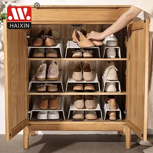 Durable Plastic Shoes Rack for Home Storage Space Saver