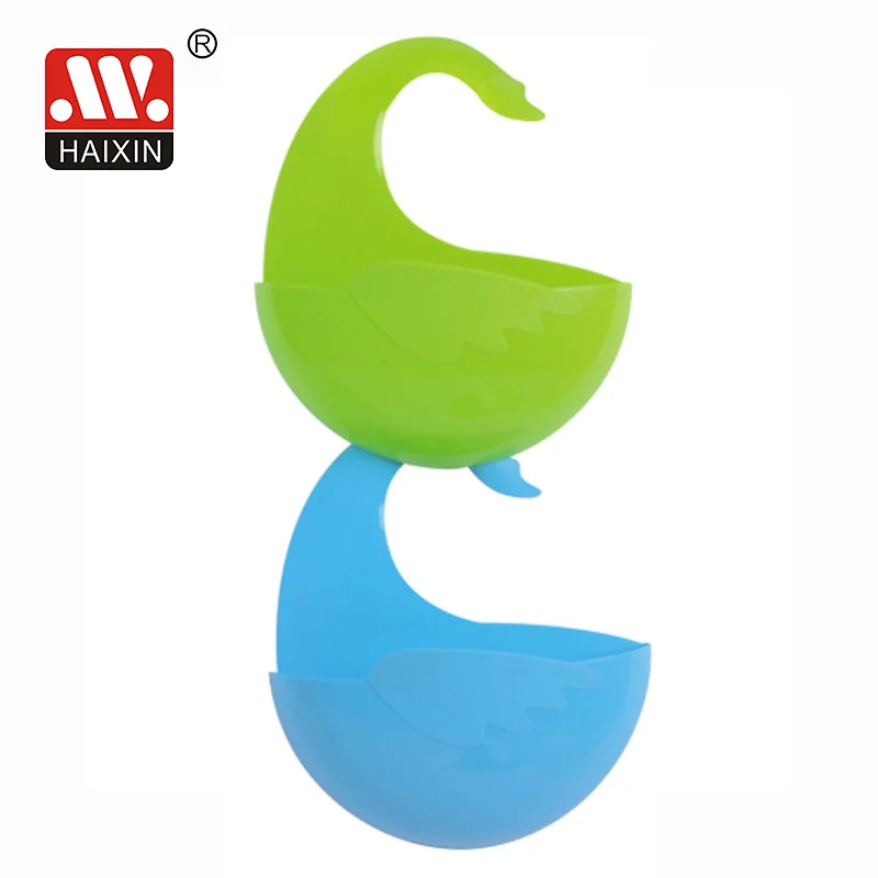 Plastic Storage Basket With Hook Multilayer Superposition Wall Hanging Storage Basket
