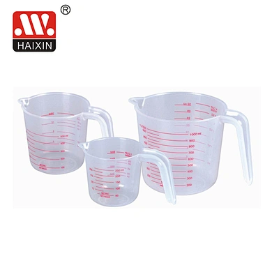 plastic measuring cup with lid