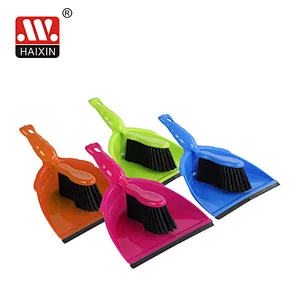 Plastic Cleaning Brush with dustpan for desk