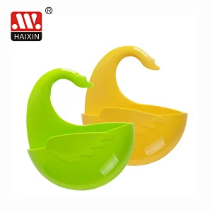 Plastic Storage Basket With Hook Multilayer Superposition Wall Hanging Storage Basket