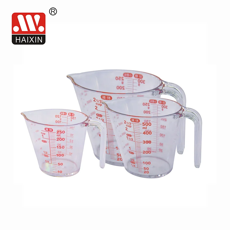 Plastic Liquid AS Measure Mug with Angled Grip and Spout Series