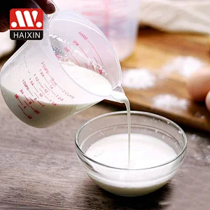 Plastic Measuring Cup with Angled Grip and Spout for Flour Oil Powder Series