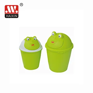 Plastic Trash/Waste Can Dustbin for Household and kids room or office 6L