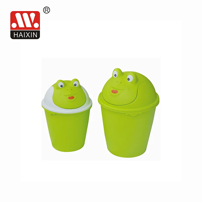Plastic Trash/Waste Can Dustbin for Household and kids room or office 6L