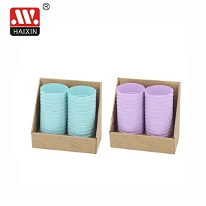 0.25L Plastic Bowls for Cereal or Salad 24 pack with display box packing