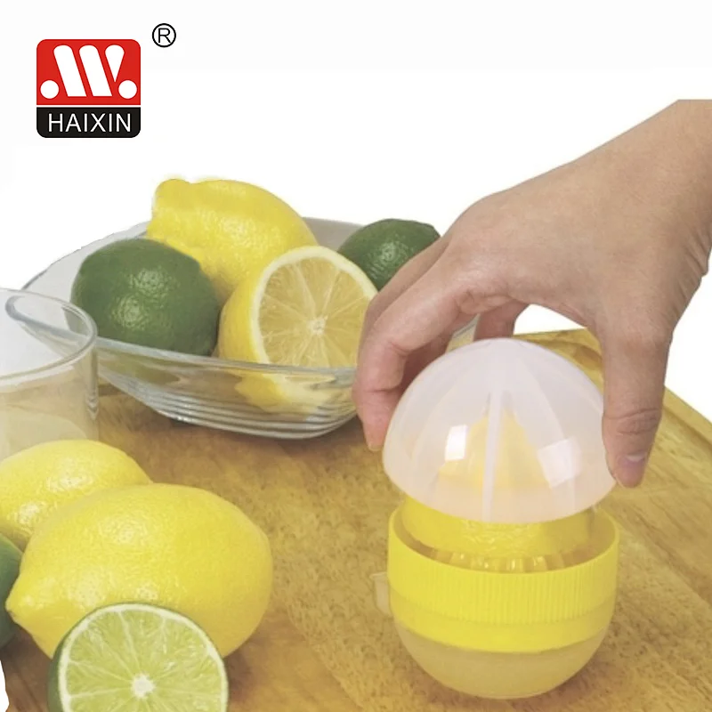 Mini Portable Manual Fruit Squeezer Lemon Juicer with Lid
