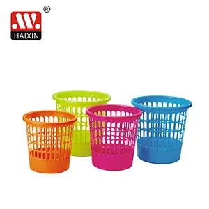 Round Plastic household Mesh Waste storage Basket for Hotel and Office or Home 7L