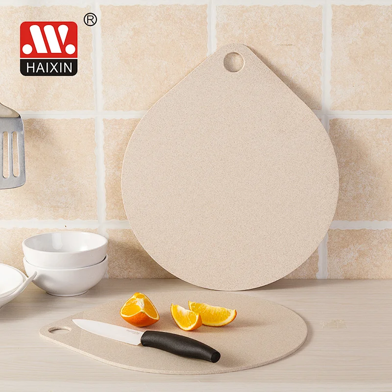 Large Round Wheat Fiber Kitchen Chopping Board Fruit Cutting Board Series