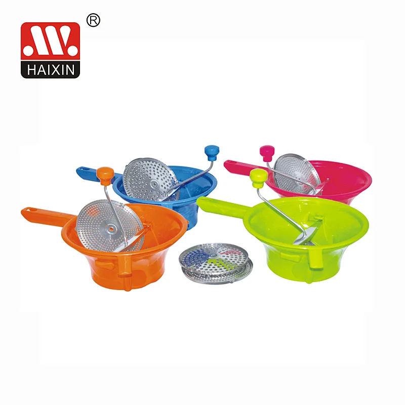 Haixig plastic grinder with handle for vegetables