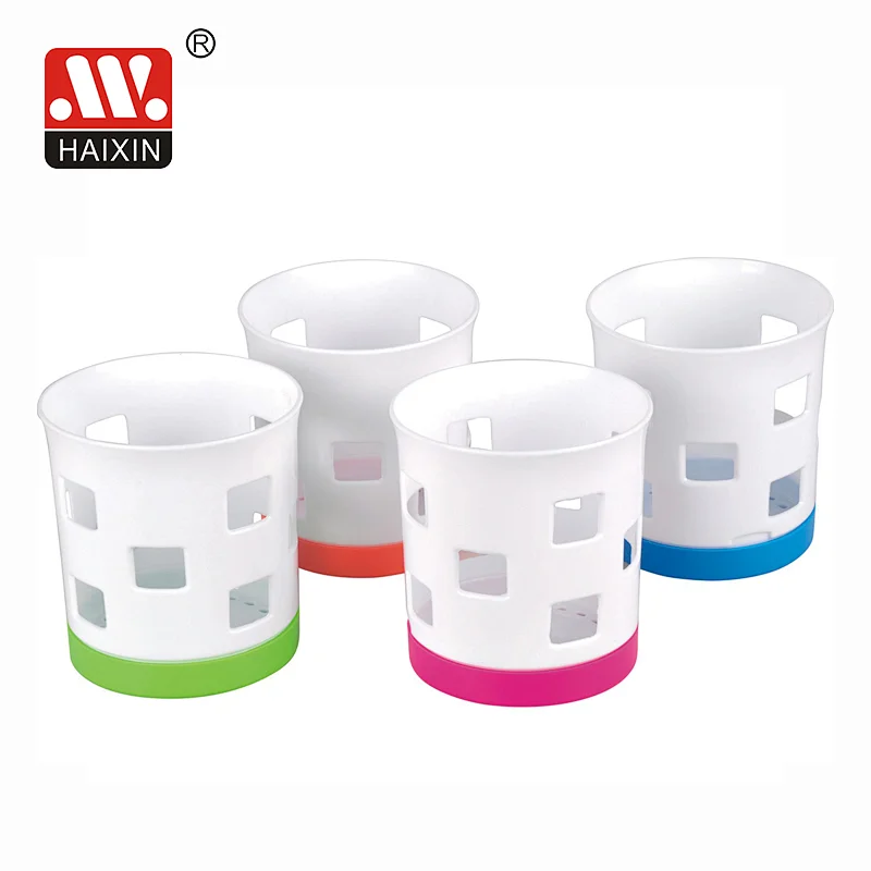square kitchen accessories plastic   double lattice rackcutlery  holder dish rack plastic Kitchenware barrel