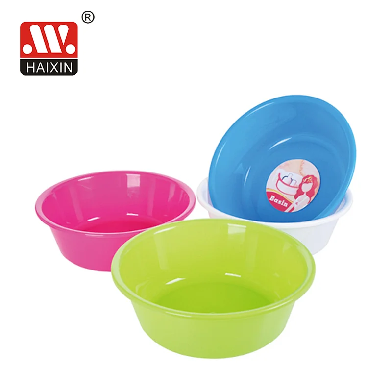 Bathroom Plastic Round Wash Basin Tub Series