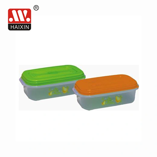 rectangular plastic box with lid