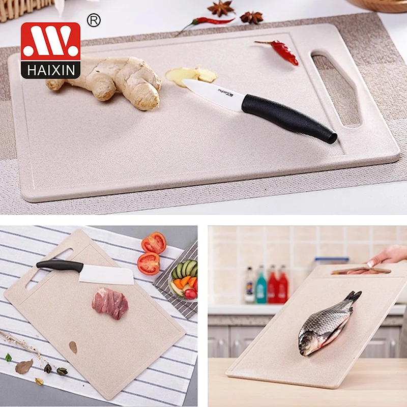 Environmentally Friendly Wheat Straw Antibacterial Cutting Board