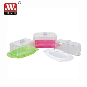 Plastic Clear Butter Container Rectangular Cheese Box