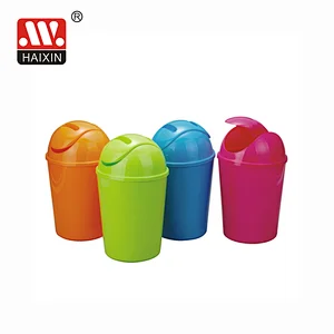 Plastic Trash/Waste Can Dustbin for Household and kids room or office 5L