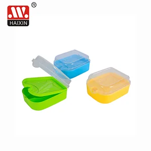Plastic Sandwich bread server with 2 layers