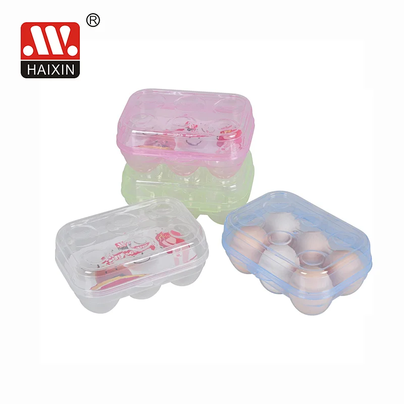 6 Eggs Shockproof and Portable Egg Carrier With Cover Lock